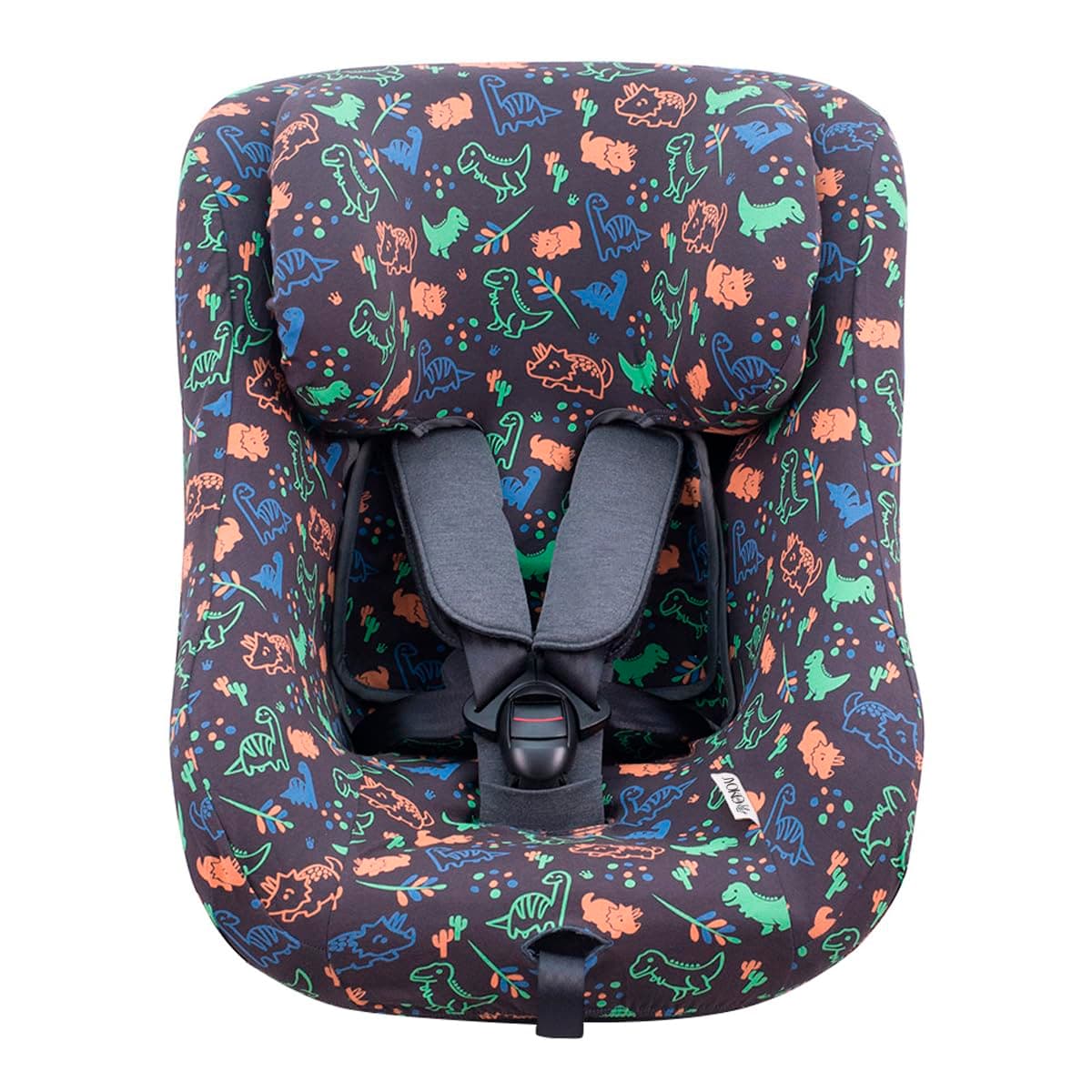 JYOKO Kids Funda de algodón Compatible con Joie Spin 360 y Nuna Rebl (Happy Dino)