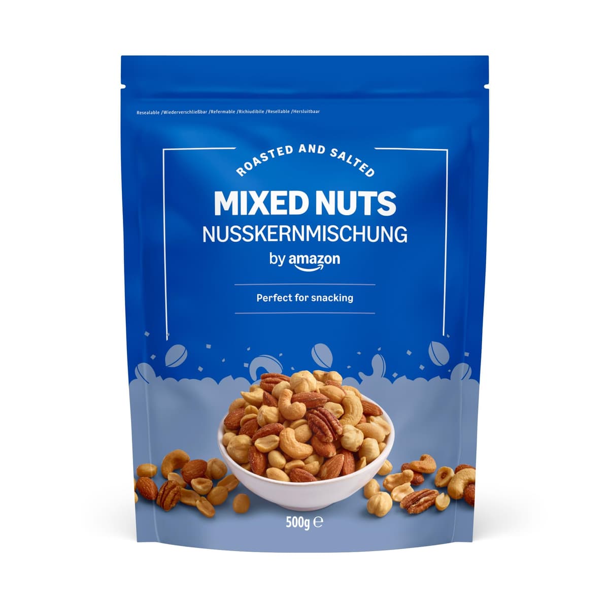 by Amazon - Mezcla de Frutos Secos, 500 g, 1 paquete