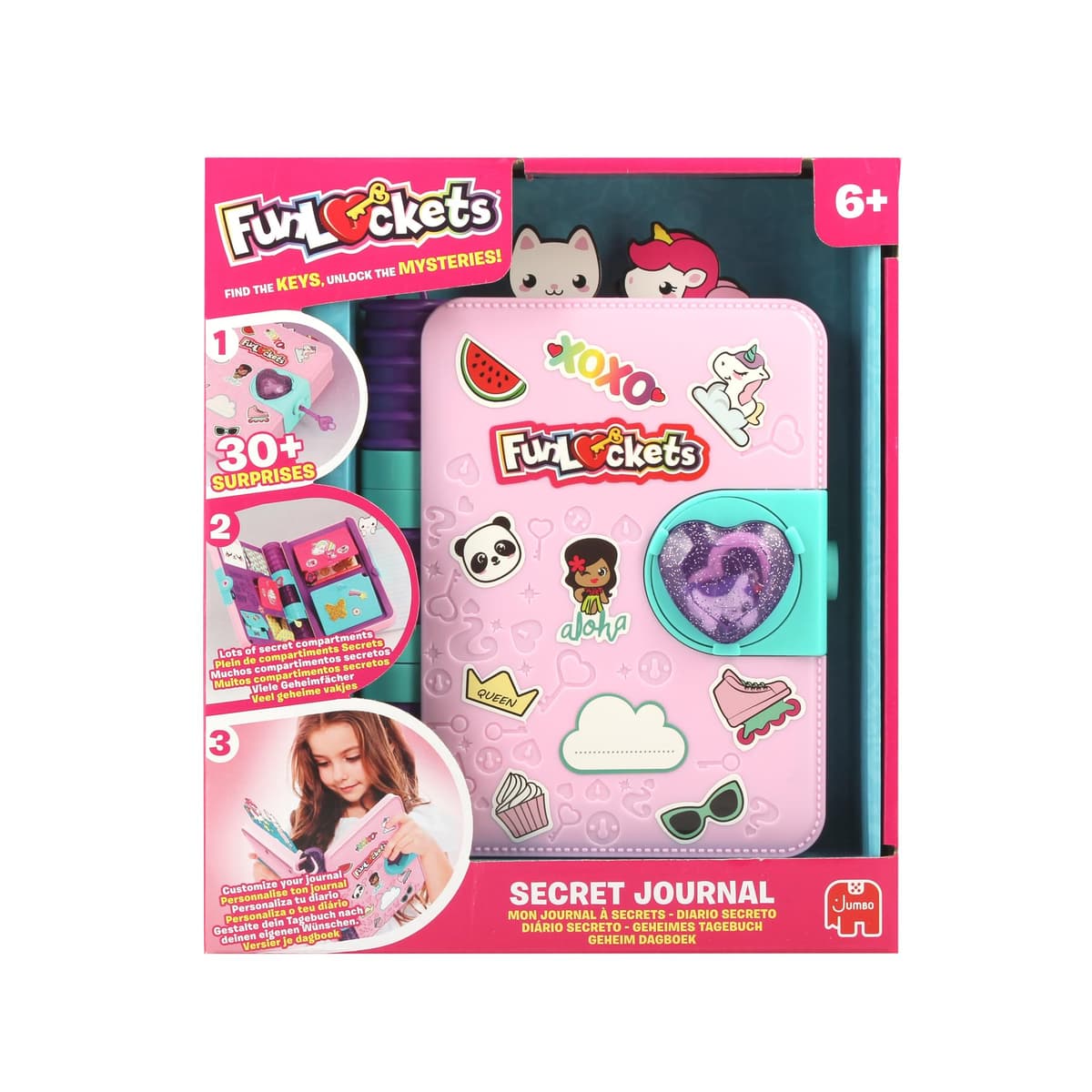 Jumbo Funlockets - Diario Secreto, recomendado a partir de 6 años
