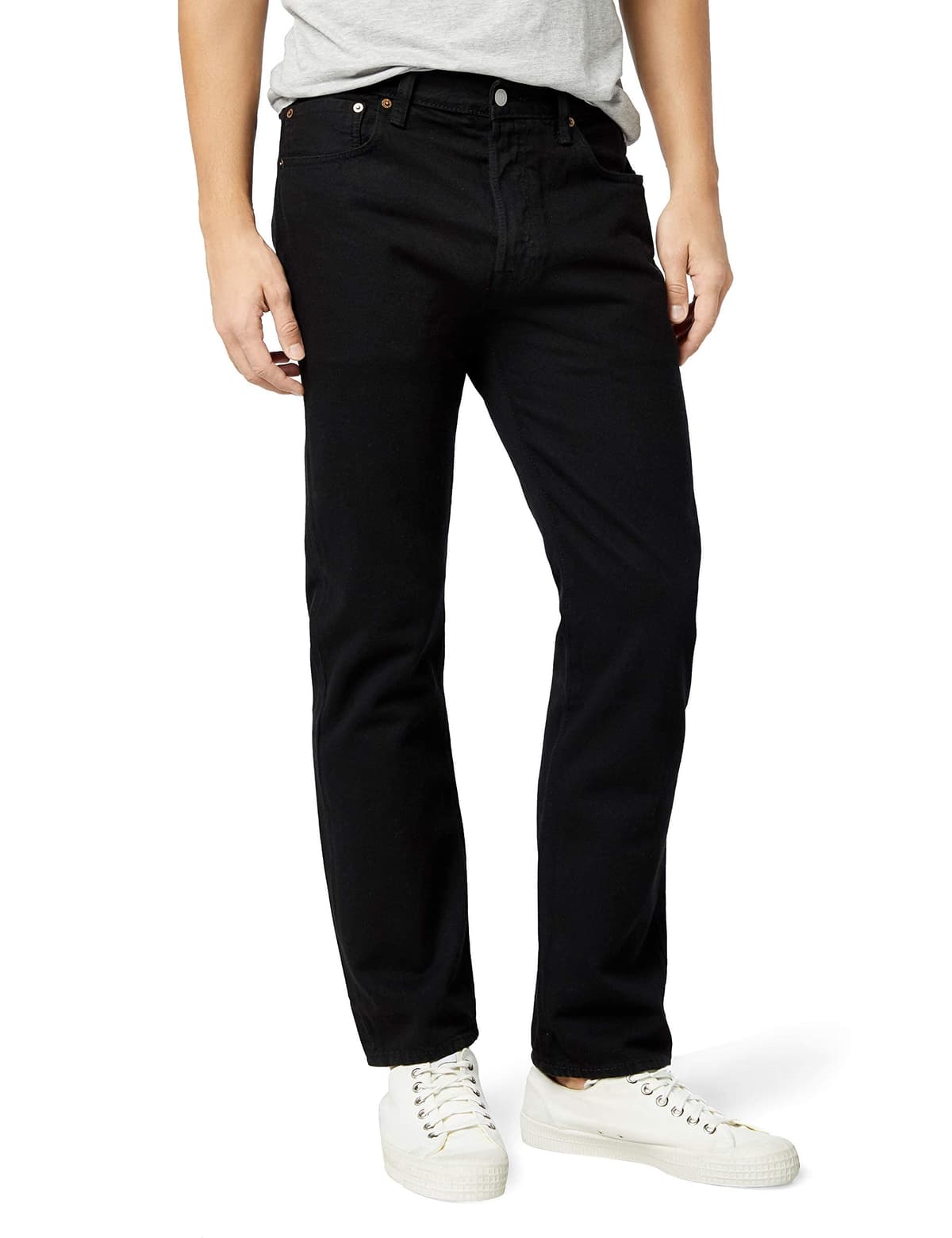 Levi's Men's 501 Original Shrink to Fit Jeans, Dark Blue Crispy Neppy STF, 32W x 32L — view 5