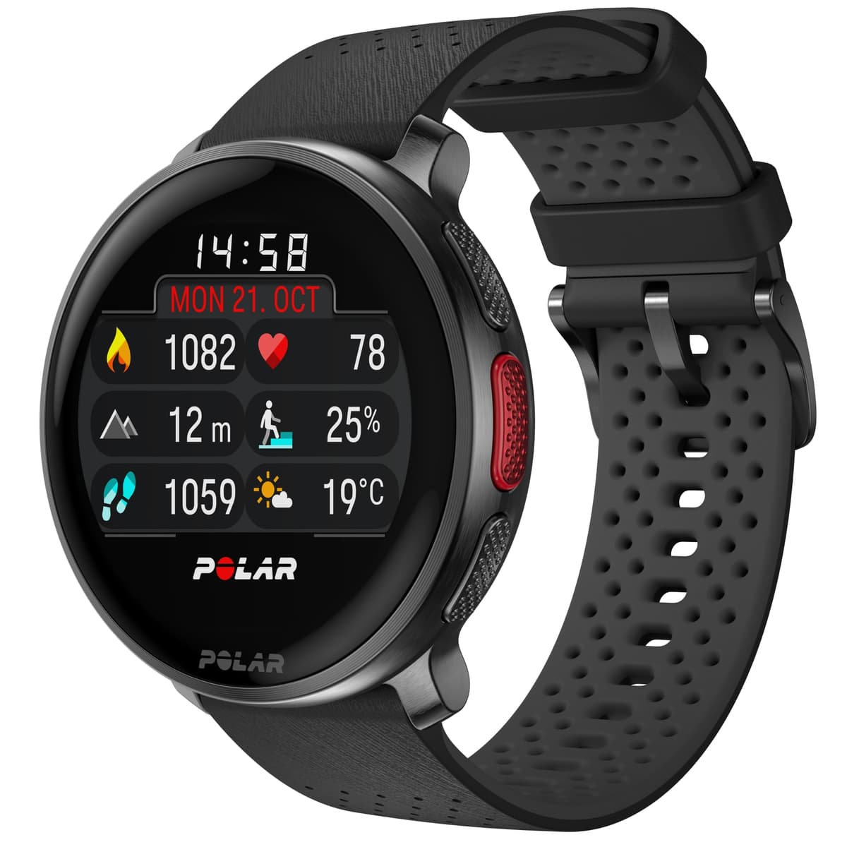 Polar Vantage V3 - Reloj deportivo con GPS, Monitor de frecuencia cardíaca avanzado, Duración de la batería ampliada, Smartwatch para hombre y mujer, Mapas offline, Reloj de running, Reloj de triatlón