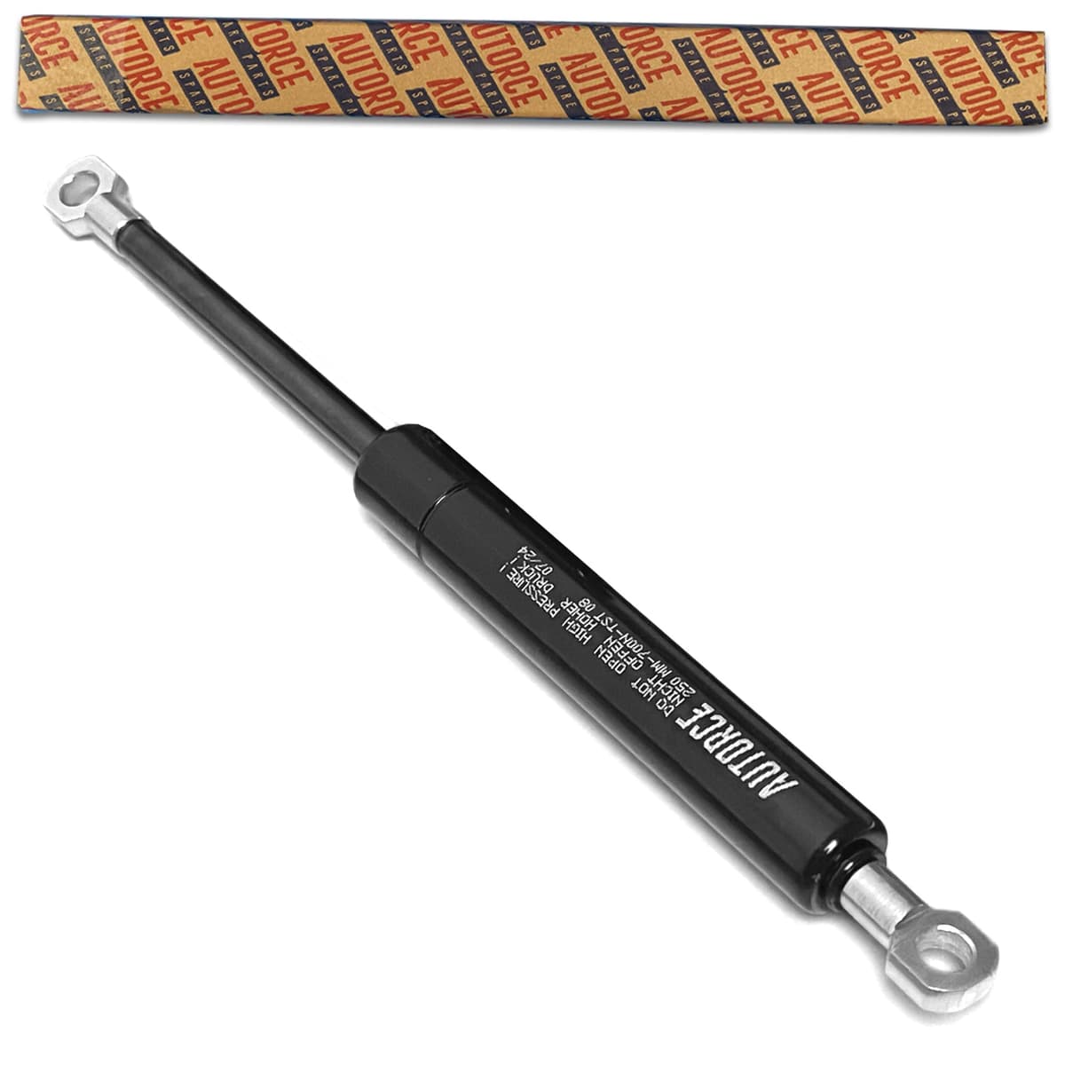 Universal Gas Struts Springs Heavy Duty Shock Absorber With EYELET Heads Force From 100N to 2000N, Open Length From 150MM to 1000MM AUTORCE Lift Support System (100 (N), 200MM)