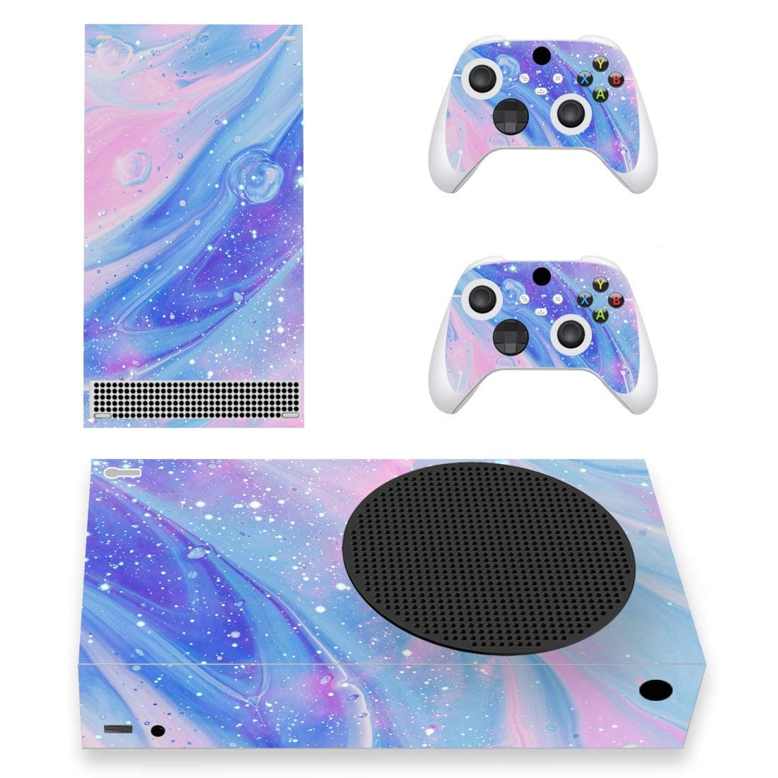playvital Fantasy Trip Custom Vinyl Skins for Xbox Series S, Wrap Decal Cover Stickers for Xbox Series S Console Controller