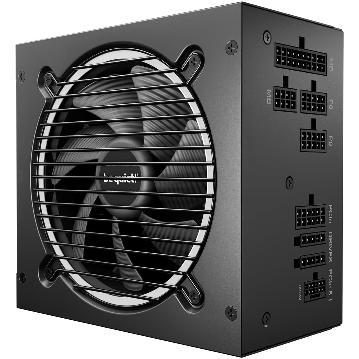 be quiet! Pure Power 13 M 550W Power Supply, 80 PLUS® Gold Certification, ATX 3.1 PSU, Support For PCIe 5.1 GPUs, Semi-Passive 120mm be quiet! Fan, LLC Technology, Single Rail, For Overclocked GPUs