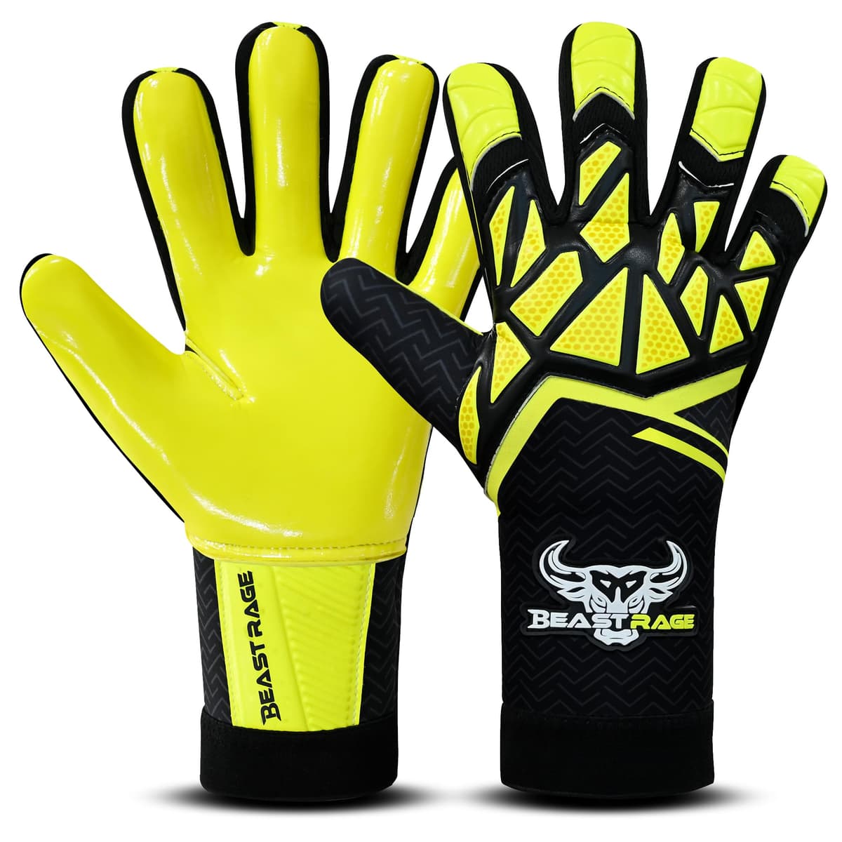 BEAST RAGE Guantes de portero para niños, adolescentes y adultos, guantes de portero de fútbol para niños y niños