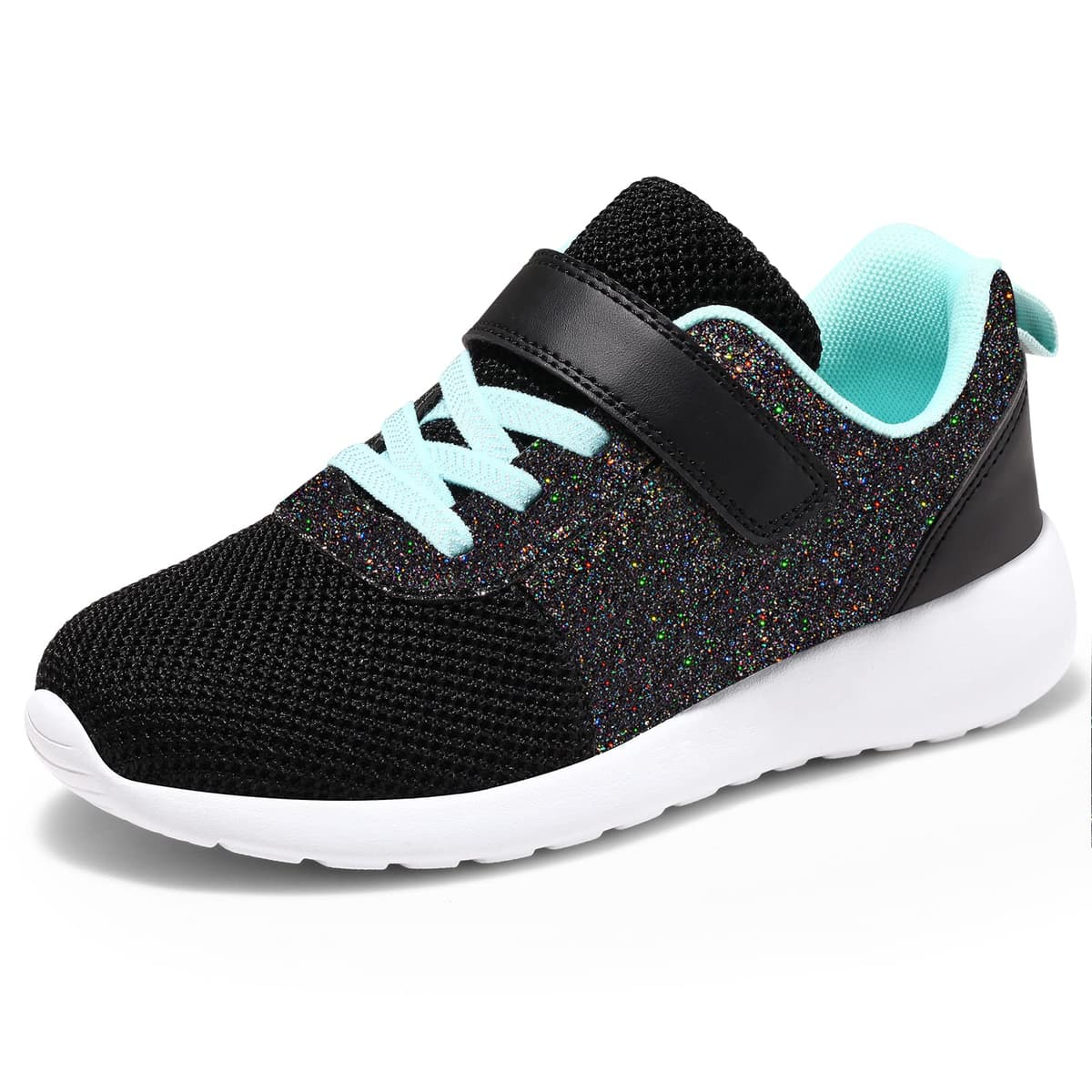 Harvest Land Girls Trainers Kids Athletic Shoes Toddlers Glitter Sneakers Breathable Tennis Running Sports Shoes