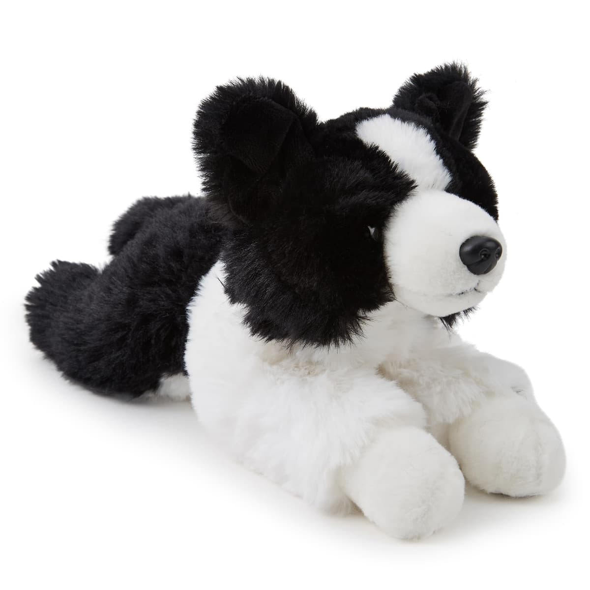 Zappi Co Border Collie de Peluche (30 cm) - Adorable Perro Pastor, Suave, Ecológico, Mejor Amigo Infantil para Confort y Juego, 100% Reciclado