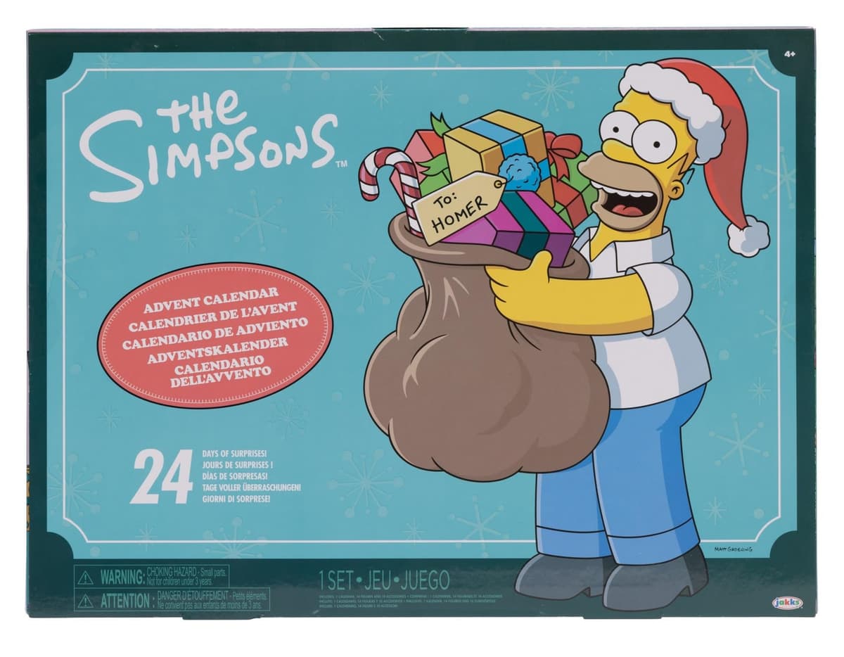 Los Simpsons - Calendario de Adviento de los Simpsons - 24 Figuras y Accesorios de Hasta 3 cm - Colecciona los Clásicos Personajes de Simpsons