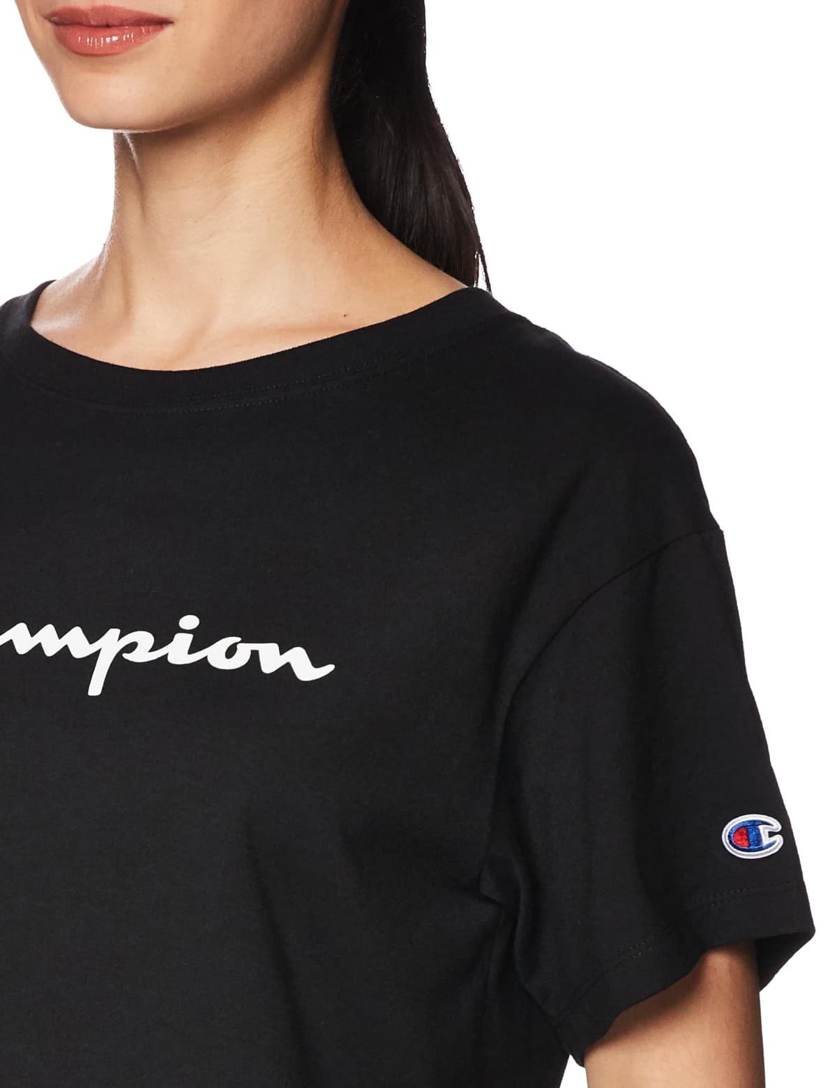 Champion Women's Cropped T-Shirt, Classic Cropped Tee Shirt for Women,Crop Top T Shirts For Women — view 3