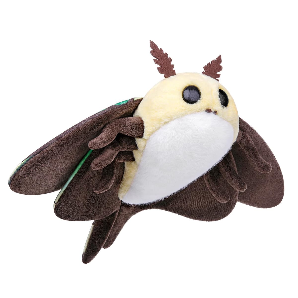 lilizzhoumax Cute Green leaf moth Plush Toy 10.62inch Soft Realistic Green leaf moth Stuffed Animal for Kids Insect lovers Boys and Girls Gifts Home Decoration green