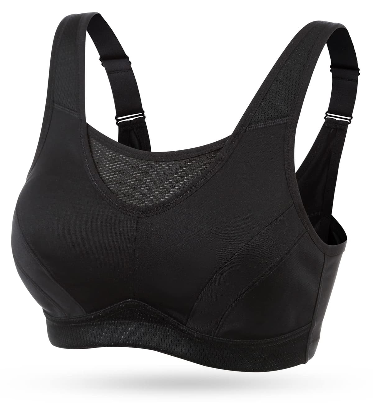 WingsLove Women's Sports Bra High Impact Bra Full Coverage Wirefree Workout Non Padded Ultimate Running Bra Sports Bra Women Plus Size