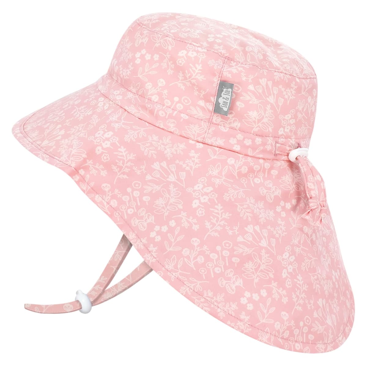 Jan and Jul Breathable and Adjustable Sun-Hat with Neck Flap for Kids