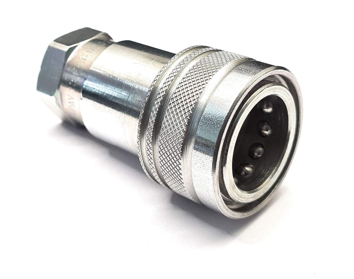 ISO A Hydraulic Quick Release Coupling Female 1/2" BSP Tractor/Loader Female Couplers