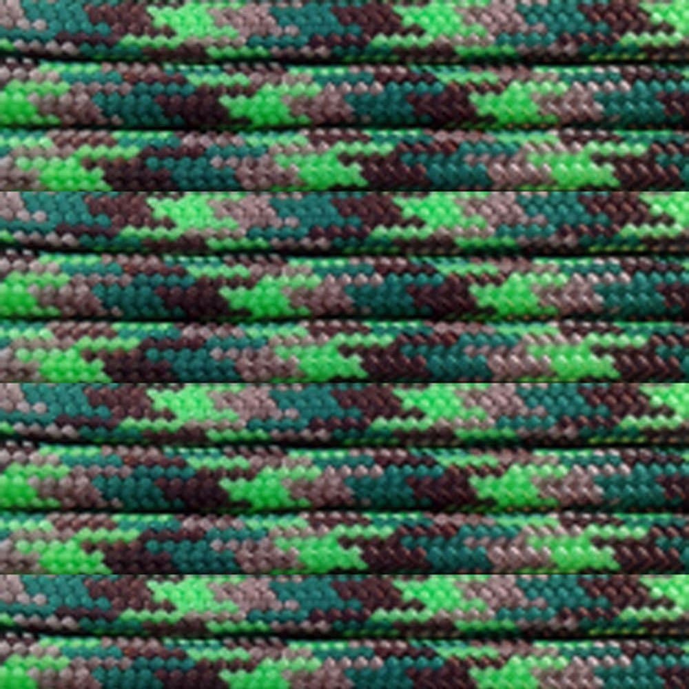 Paracord Planet 10 20 25 50 100 Foot Hanks and 250 1000 Foot Spools of Parachute 550 Cord Type III 7 Strand Paracord (Amazon 100 Feet)
