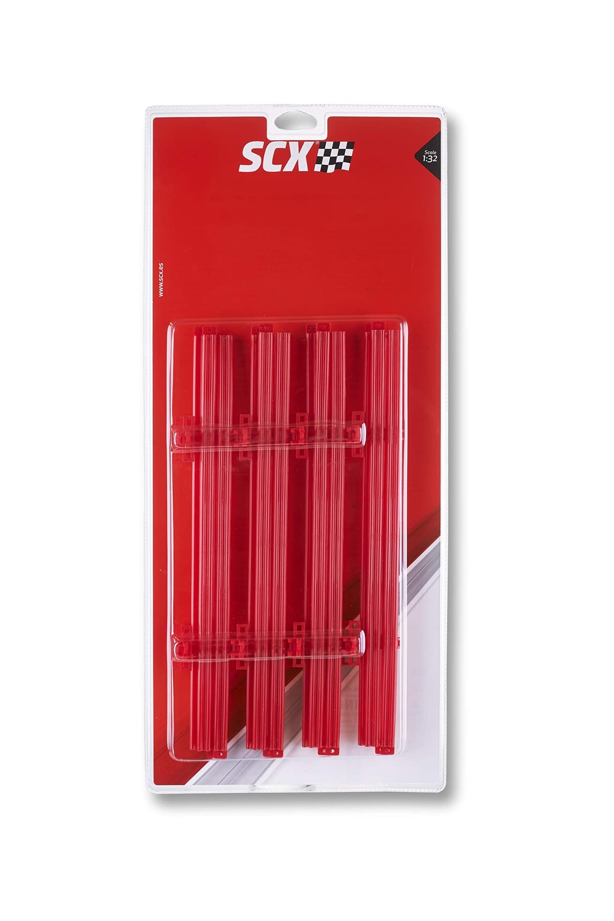 Scalextric – Accesorios y Extensiones Circuitos de Carreras Original Escala 1:32 (Vallas Guardarrail)