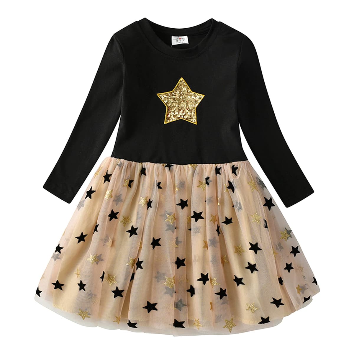 VIKITA Kid Girls Dresses Princess Animal Cartoon Tulle Party Casual Outfits Clothing 1-8 Years