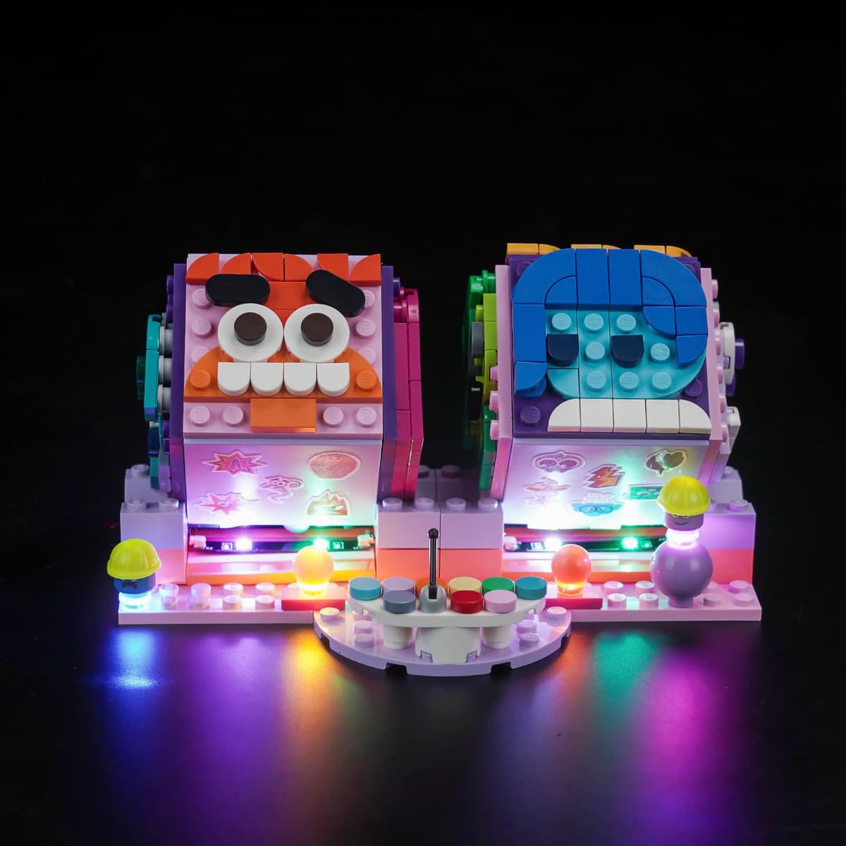 Kit de iluminación LED decorativo para Lego Disney 43248 Inside Out 2 Mood cubos de ambiente de Pixar (modelo Lego no incluido), juguetes creativos
