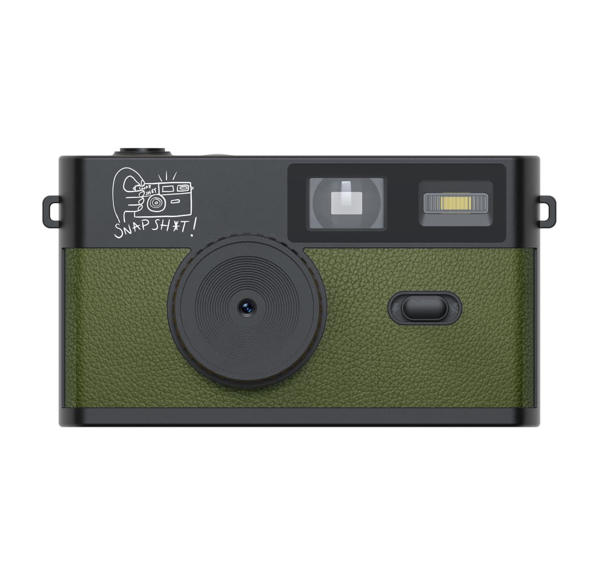 Screen-Free Digital Camera – Simple Point & Shoot Camera, No Screen, Easy to Use Camera, Replace Disposable with Reusable (Green)