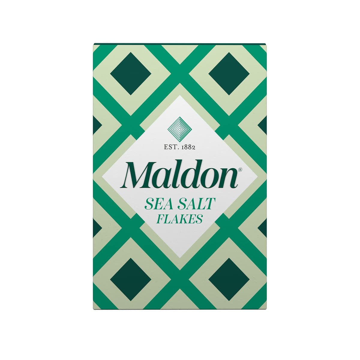 Maldon - Sea Salt Flakes, Unique Pyramid Shaped Salt Flakes, Perfect for a Wide Range of Dishes, Hand-Harvested for Four Generations, 250g Box