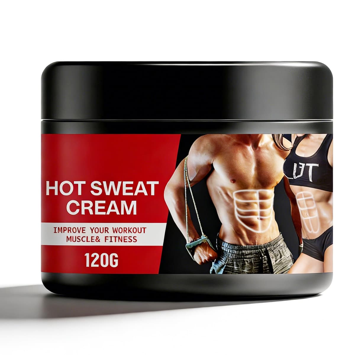 Crema abdominal de 120 g, Crema Quema Grasa Abdominal,Crema de masaje moldeadora corporal para adelgazar la cintura, Abdomen y Gluteos,Hot Cream
