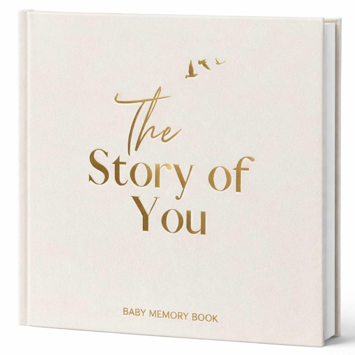 Keepsake Memory Book for Baby Boy or Girl Timeless First 5 Year Baby Book A Milestone Book to Record Every Event from Birth to Age 5 Gender Neutral Journal Scrapbook Photo Album (Beige)