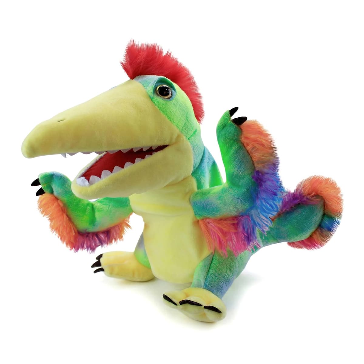 Marionetas de Mano de Dinosaurios para niños,Incluye Triceratops y Tyrannosaurus Rex con Bocas Abiertas móviles, Contar Historias,Regalos de cumpleaños