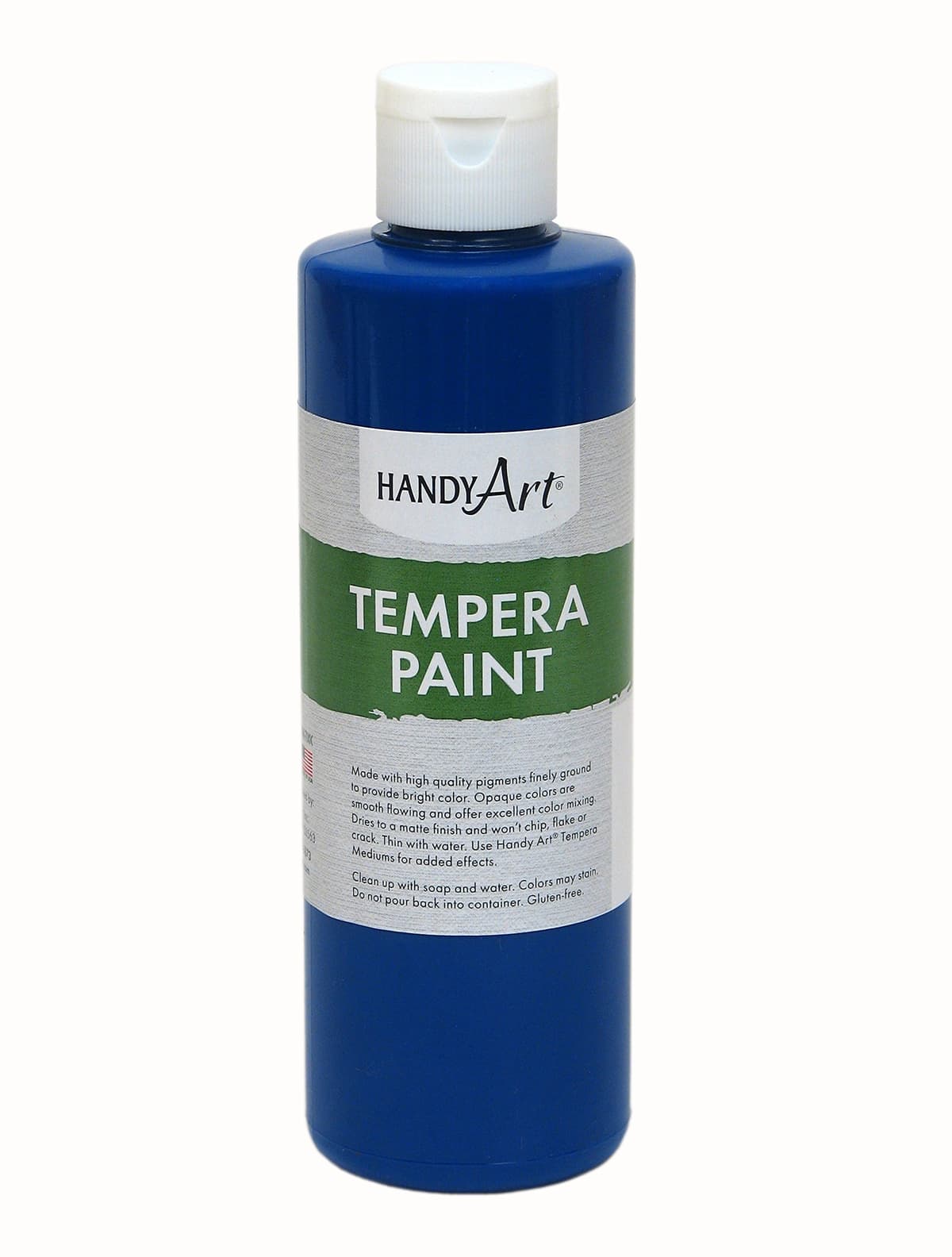 Handy Art Premium Tempera Paint, Blue, 16 oz Pint Bottle — view 3