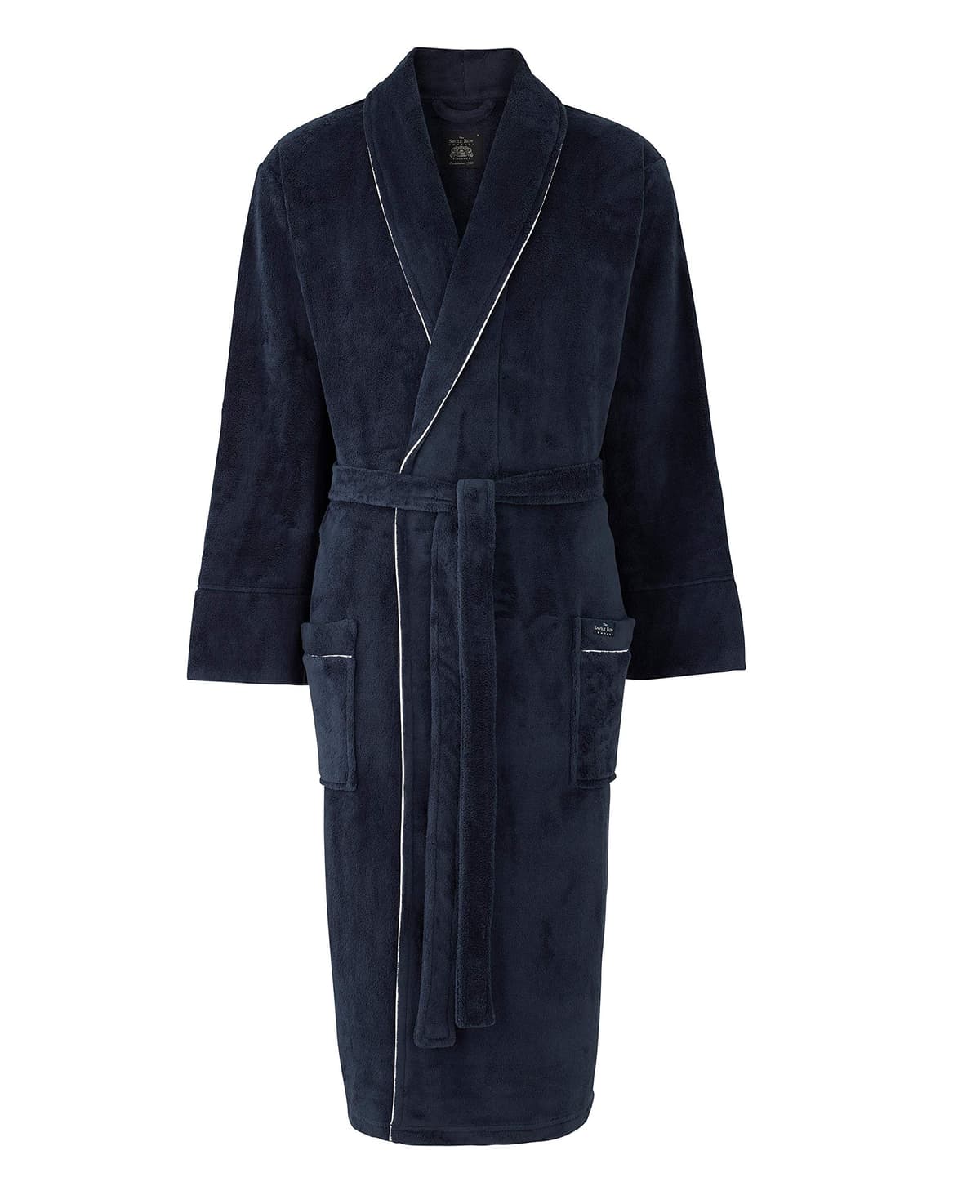 THE SAVILE ROW COMPANY LONDON Men's Lightweight Super Soft Warm Fleece Dressing Gown