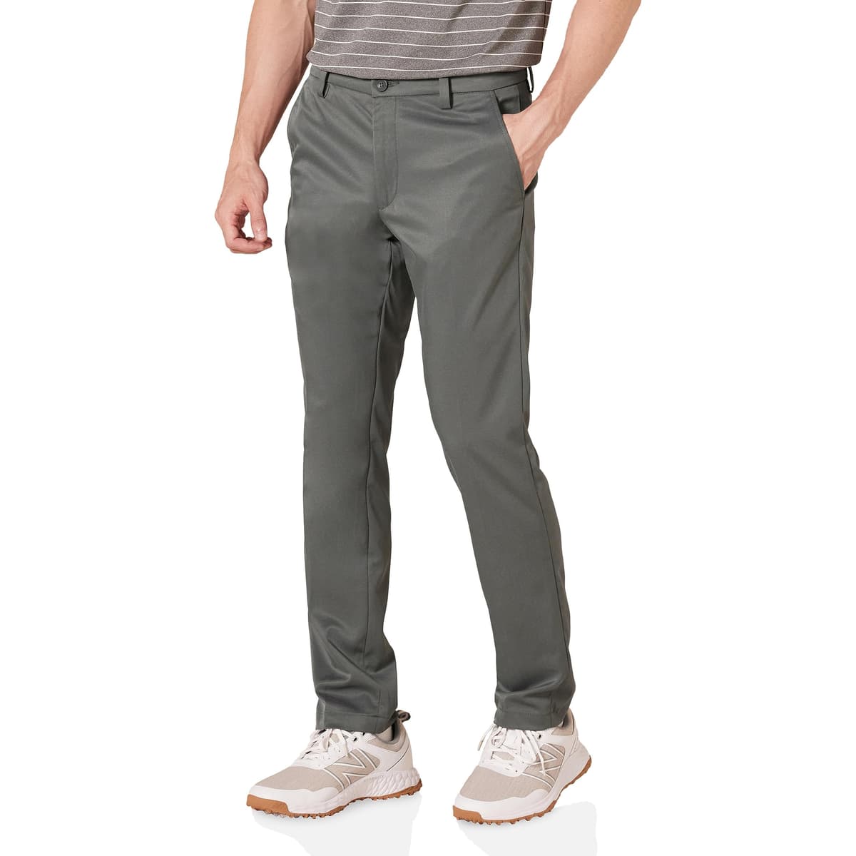Amazon Essentials Hombre Pantalón de Golf Elástico de Corte Ceñido