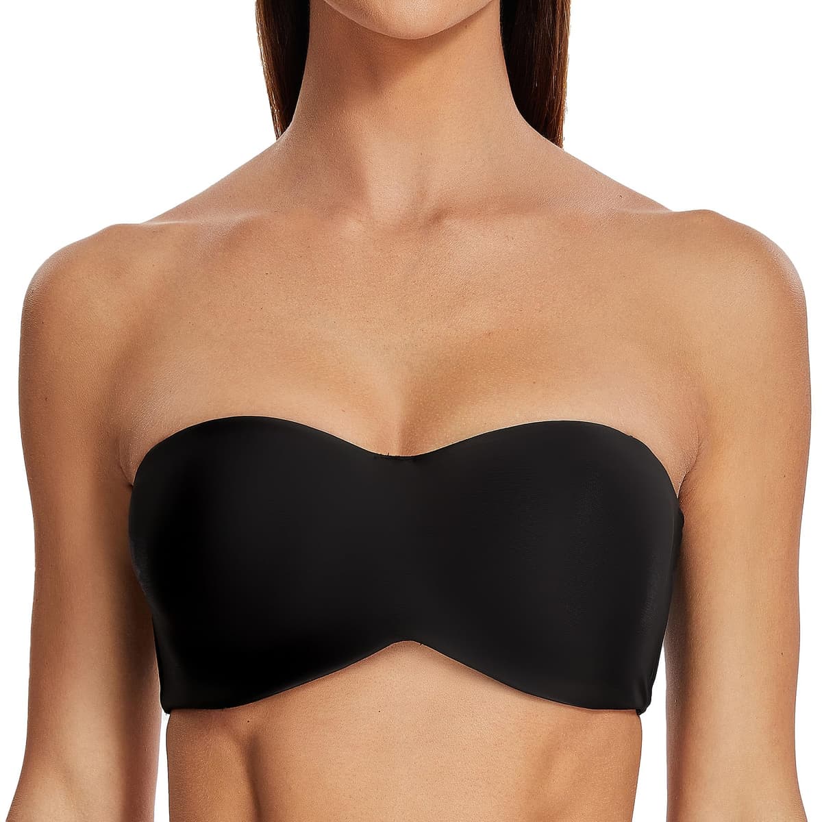 MELENECA Women's Strapless Minimizer Multiway for Large Bust Unlined Seemless Underwire Bandeau Bra