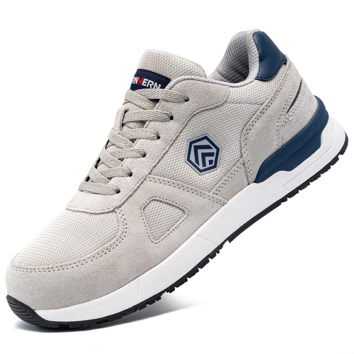LARNMERN PRO Zapatos de Seguridad Hombre Mujer S1 SRC Anti-Deslizante Zapatos de Trabajo Punta de Acero Zapatillas de Seguridad Ligero Transpirables Calzado de Seguridad