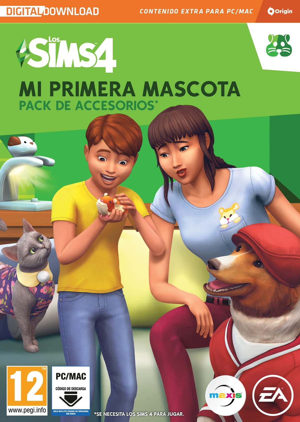 Los Sims 4 Mi Primera Mascota (SP14) Pack de AccesoriosPCWin-DLC |Videojuegos |Código de descarga directa |Castellano