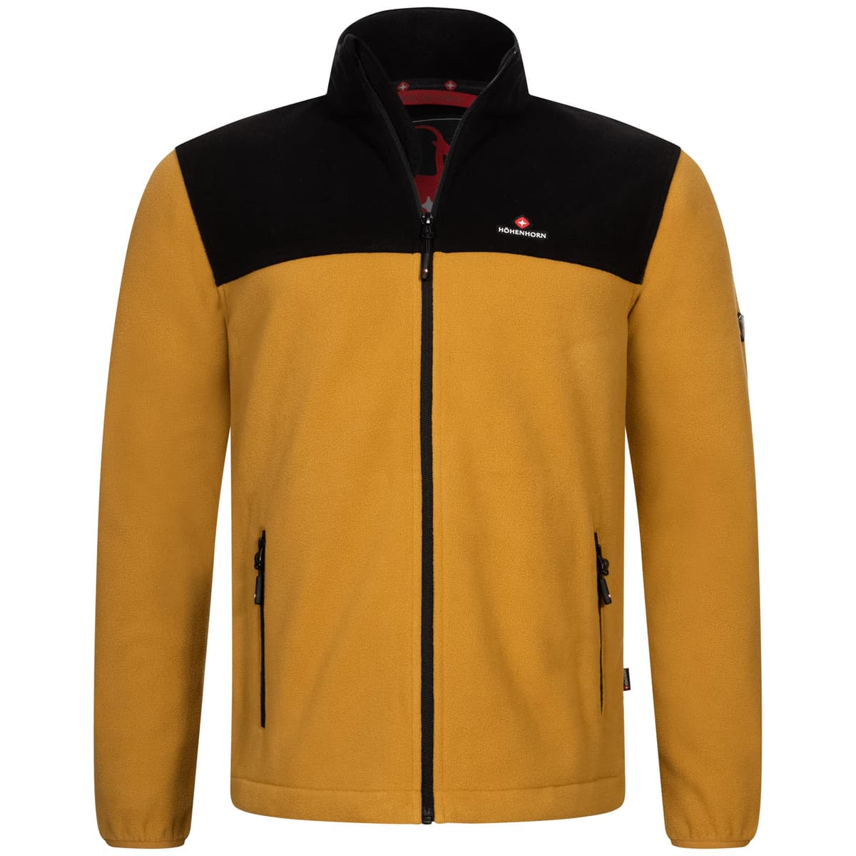 Höhenhorn Badus Chaqueta polar para hombre Cremallera completa Senderismo al aire libre Senderismo