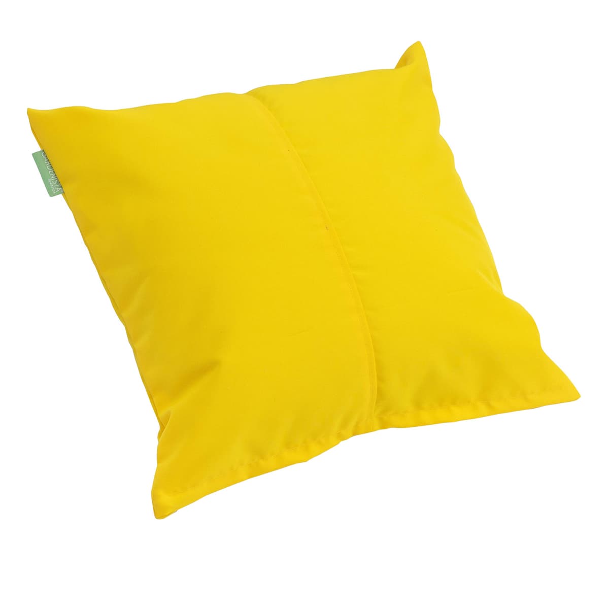 Gardenista Large Garden Scatter Cushion | Water Resistant Hollowfibre Filled Outdoor Seating Furniture Pillow | Great for Patio Rattan Chairs | Comfy & Lightweight (1, Yellow)