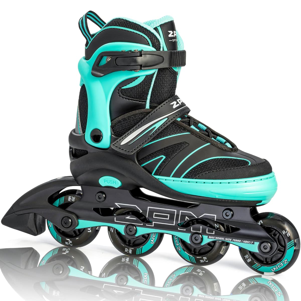 2PM SPORTS Regulable Patines en línea para Hijo para niños y niñas con Ruedas de PU 82A