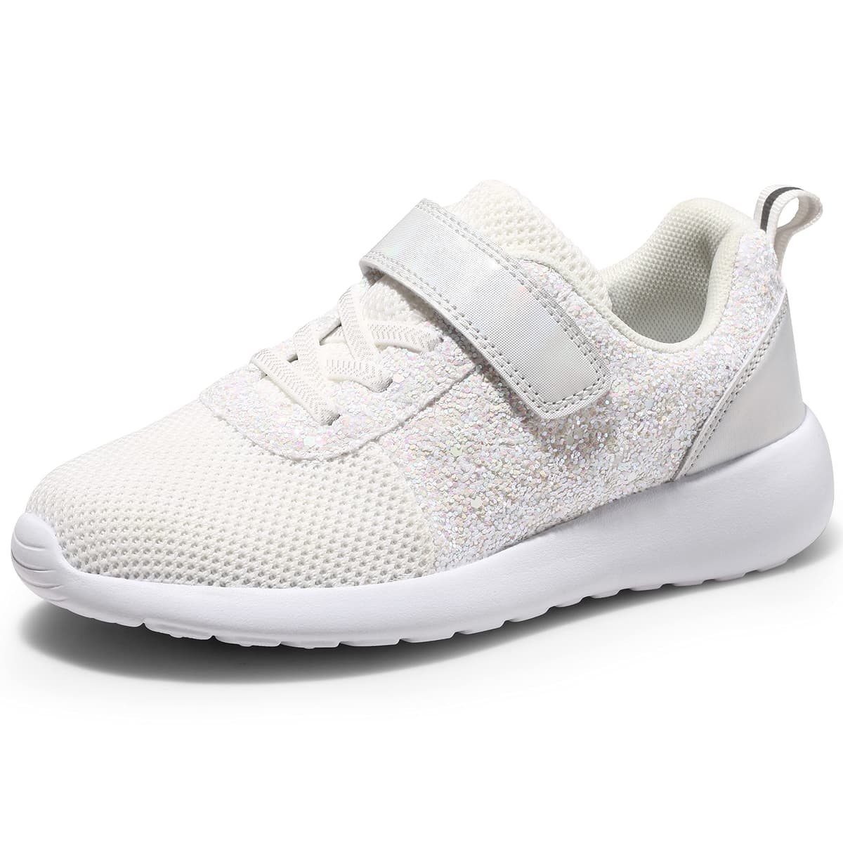 Harvest Land Girls Trainers Kids Athletic Shoes Toddlers Glitter Sneakers Breathable Tennis Running Sports Shoes