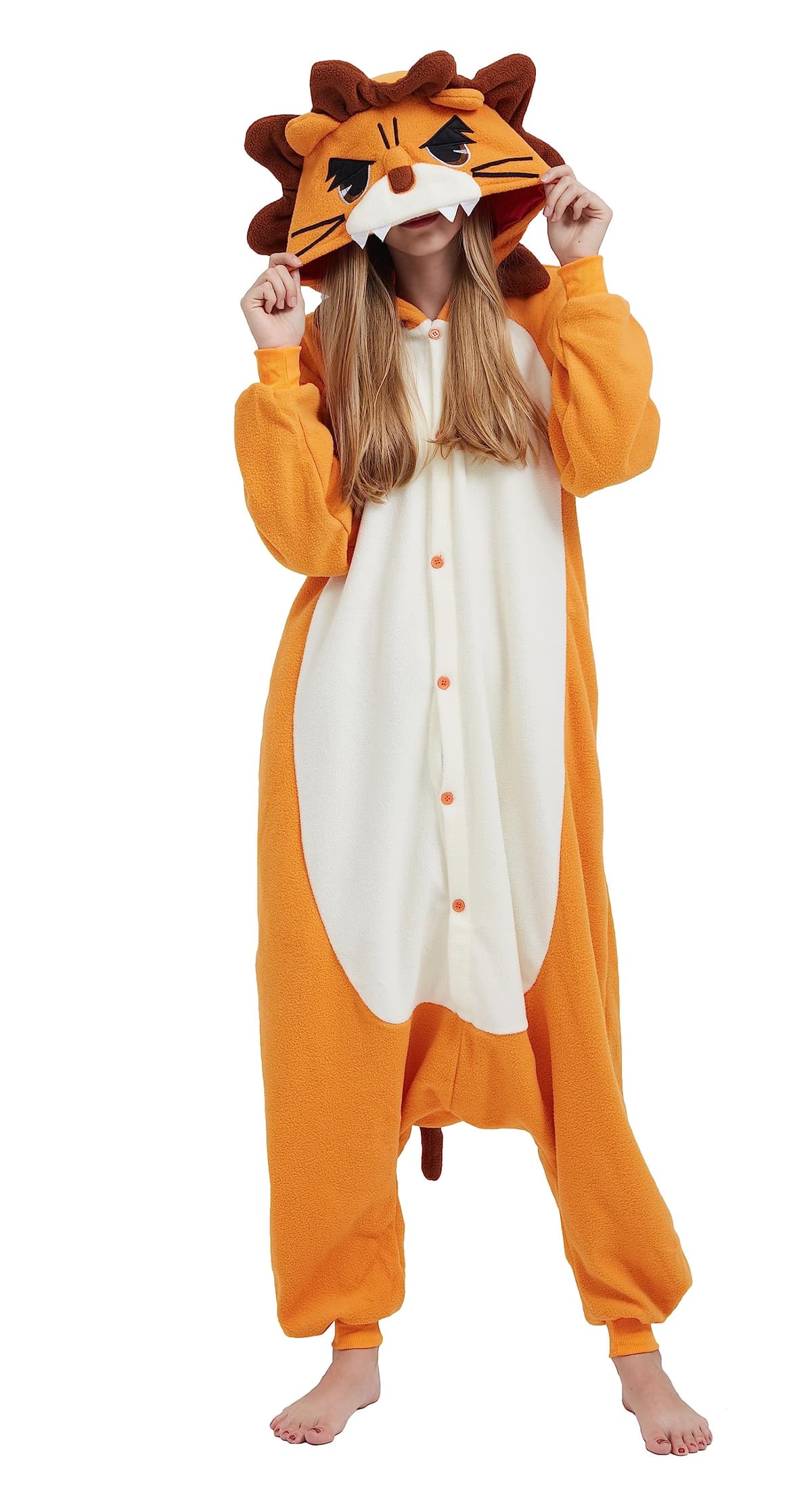 SimZoo Adulto Disfraz Pijama Unisex Pijama Kigurumi Onesie para Carnaval Halloween Cosplay Ropa de Dormir Traje de Disfraz para Navidad Festival Mujer y Hombre