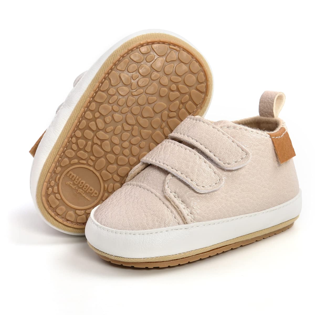 RVROVIC Baby Boys Girls Sneakers Anti-Slip Oxford Loafer Flats Infant Toddler PU Leather Soft Sole Baby Shoes