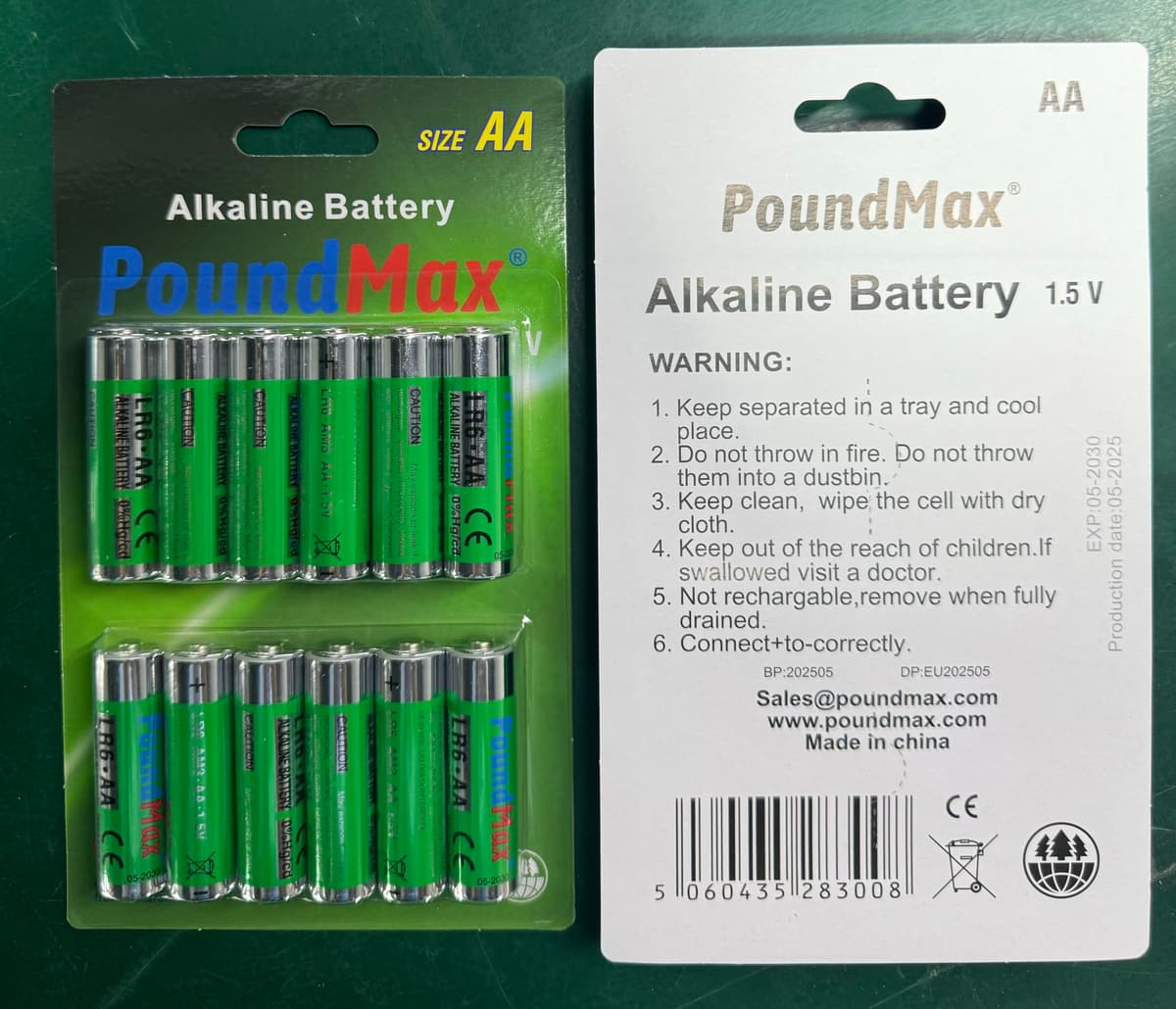 12 x AA LR6 1.5 V Alkaline High-Performance Batteries Powerful and Durable LONG LASTING Compatible for Toys Computer Accessories, Torches and Radio, Clocks, Microphone more ...