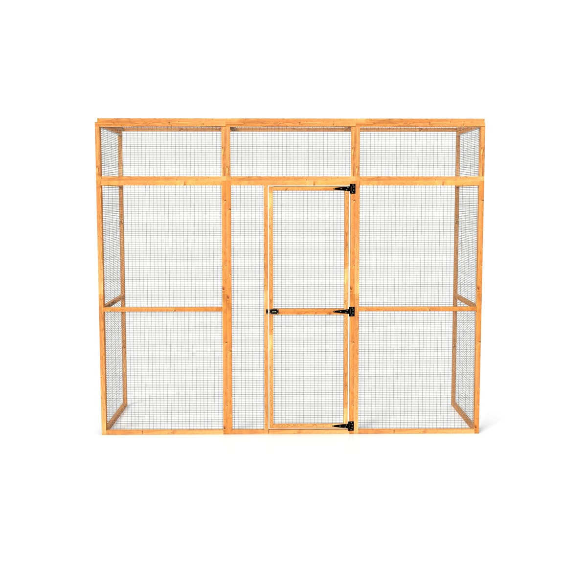 The Hutch Company 3 Sided Wingham Catio & Playpen – Outdoor Cat Enclosures, Shelves, Ramps & Accessories | Safe Outdoor Play for Cats 12 Different Sizes to suit all Homes (9ft│3ft│7.2ft)