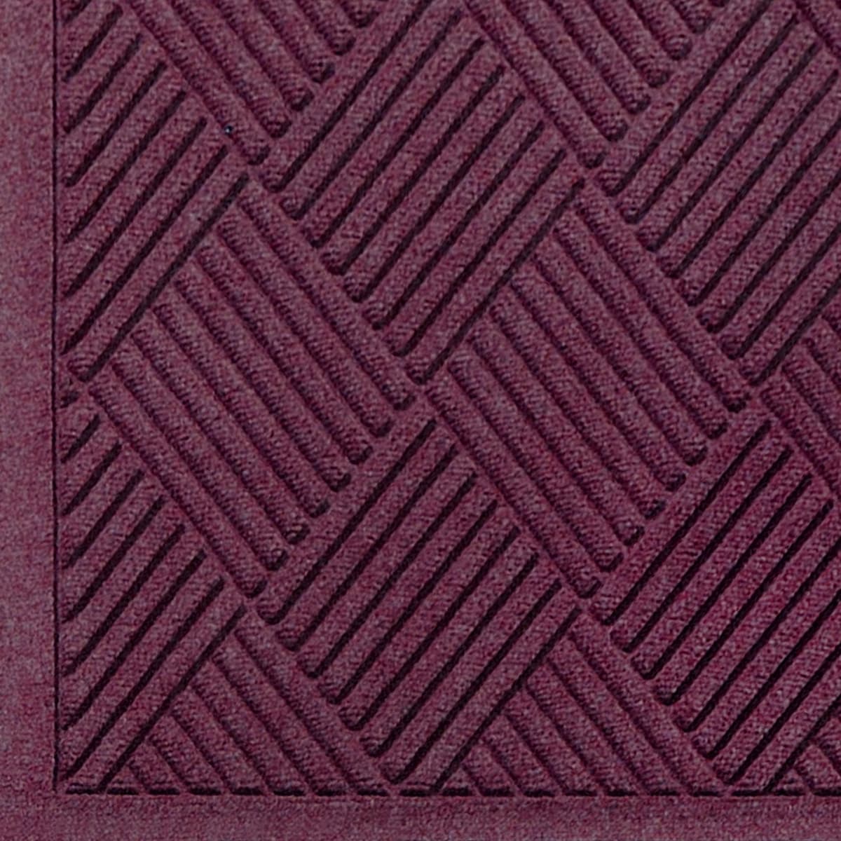 M+A Matting - 221580034 WaterHog Fashion Diamond-Pattern Commercial Grade Entrance Mat, Indoor/Outdoor Medium Brown Floor Mat 4' Length x 3' Width, Bluestone by — view 2