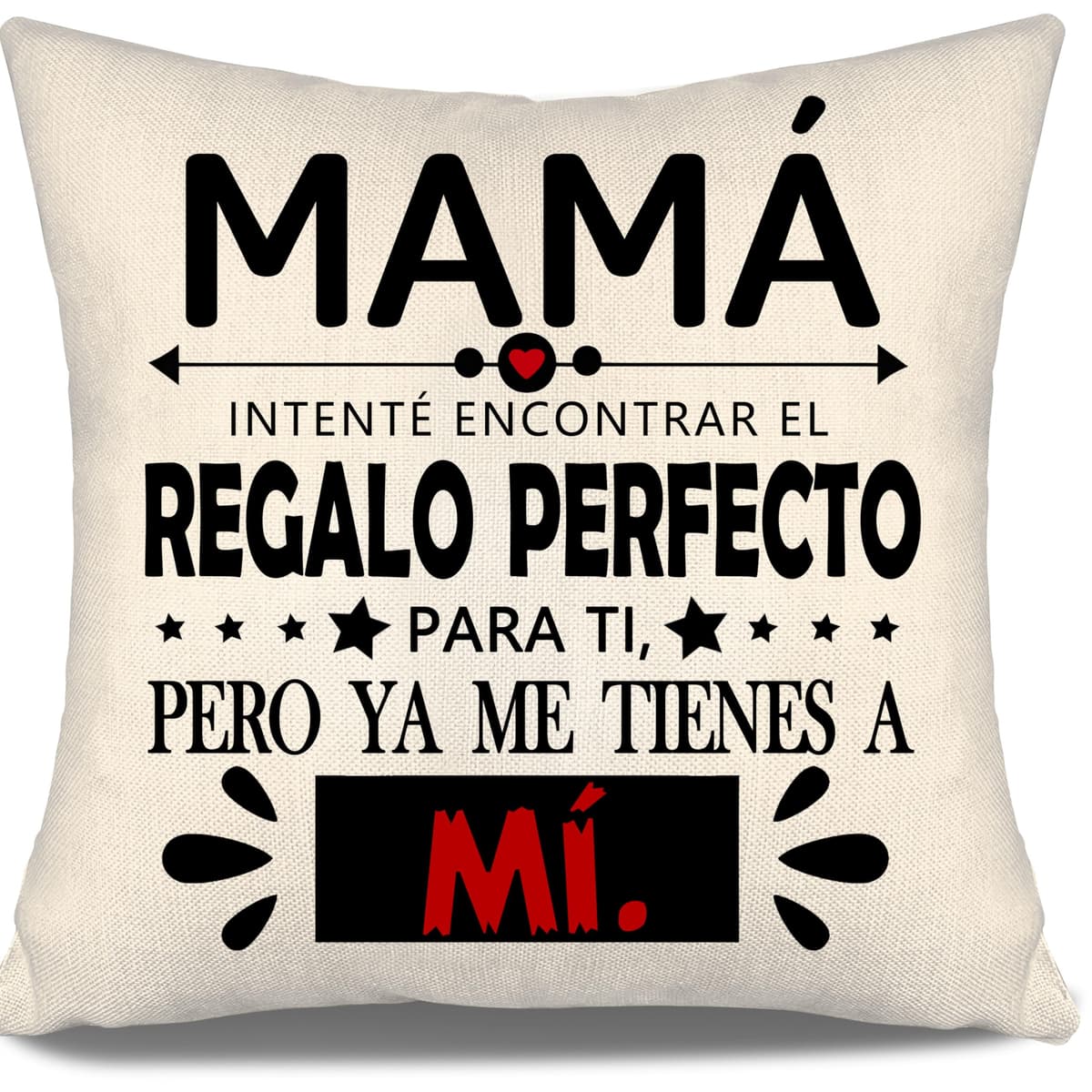 Mamá intenté Encontrar Fundas de Cojín para Mamá de Hija Hijo Regalo Divertido Cumpleaños Día de la Madre (mamá-a)