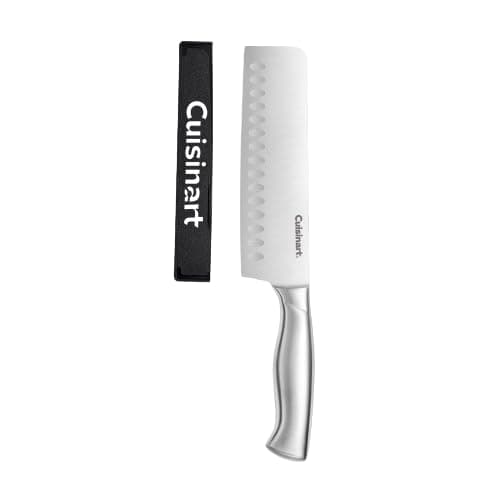 Cuisinart 7" Nakiri Knife with Blade Guard, Stainless Steel Collection