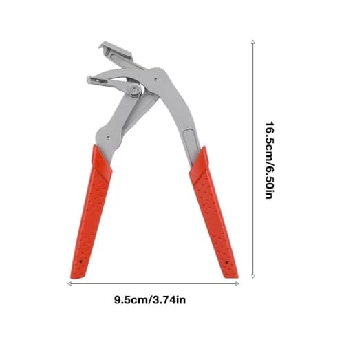 Car Clip Pliers Removal Tool, Labor-Saving Clip Removal Tool for Versatile Automotive Fasteners Auto Door Panels Interior Exterior Trim Mechanic Damage Free Disassembly(Red)