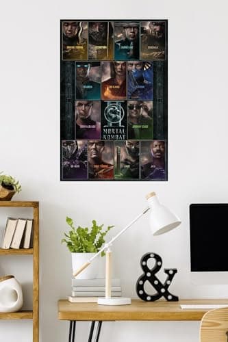 Mortal Kombat 2 (2026) - Character One Sheet Grid Wall Poster, 34L" x 22.4W", Premium Unframed Version
