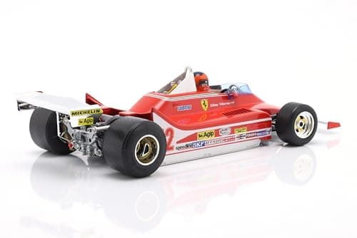 OPO 10 - Formula 1 car compatible with G. Villeneuve Ferrari 312T4#12 Winner South Africa GP Formula 1 1979 1/18 scale Bburago 16814
