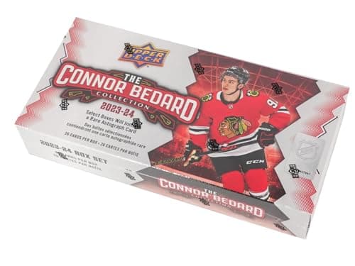 TSV 2023/24 Connor Bedard Collection Box - 26 Trading Cards per Box