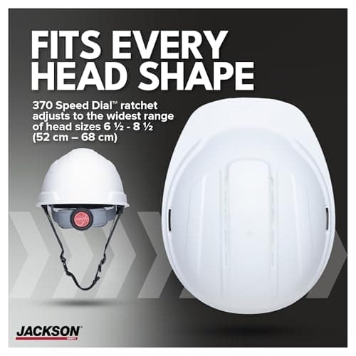Jackson Safety Sentry2 Type 2 Cap-Style Vented Hard Hat, CSA Z94.1 Class C