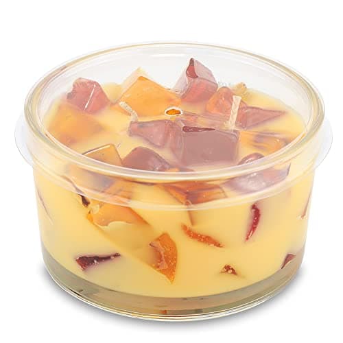 Primal Elements Color Bowl Candle, 2-Wick, Hand Poured, Soy Blend, Tahitian Vanilla, 9.5oz