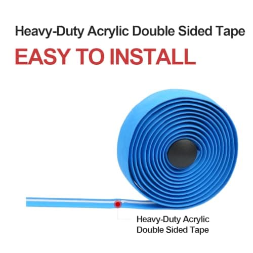Szynic BD13 Bike Handlebar Tape, EVA Road Bike Bar Tape with Shock Absorbing Cushioning, Anti-Slip Bicycle Handlebar Wrap, Heavy-Duty Acrylic Double Sided Tape, (Blue)